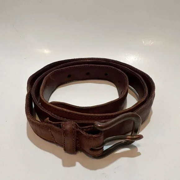RAG & BONE Brown Leather Belt Women’s Size 36 Made In England rag & bone Rebound Leather Belt | Saks Fifth Avenue main image 2